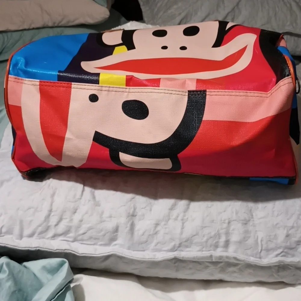 Paul Frank Colorful Monkey Print Bag